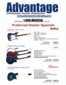Printed Sales Flyer- 3 per page