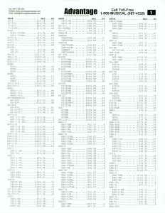 Catalog Dealer Price List